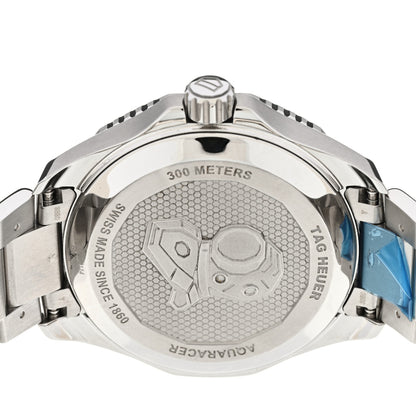 Tag Heuer Stainless Steel 42mm Aquaracer 300M Automatic Watch Blue WBP5114 4 of 5