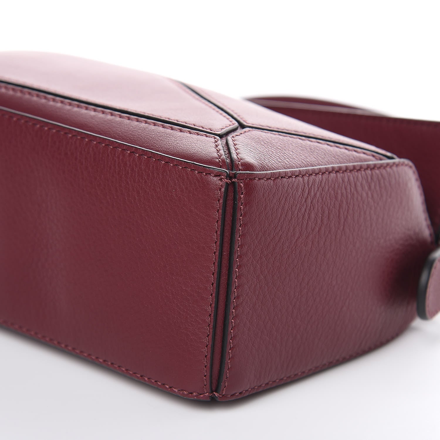 Loewe Calfskin Mini Puzzle Bag Wine 9 of 10