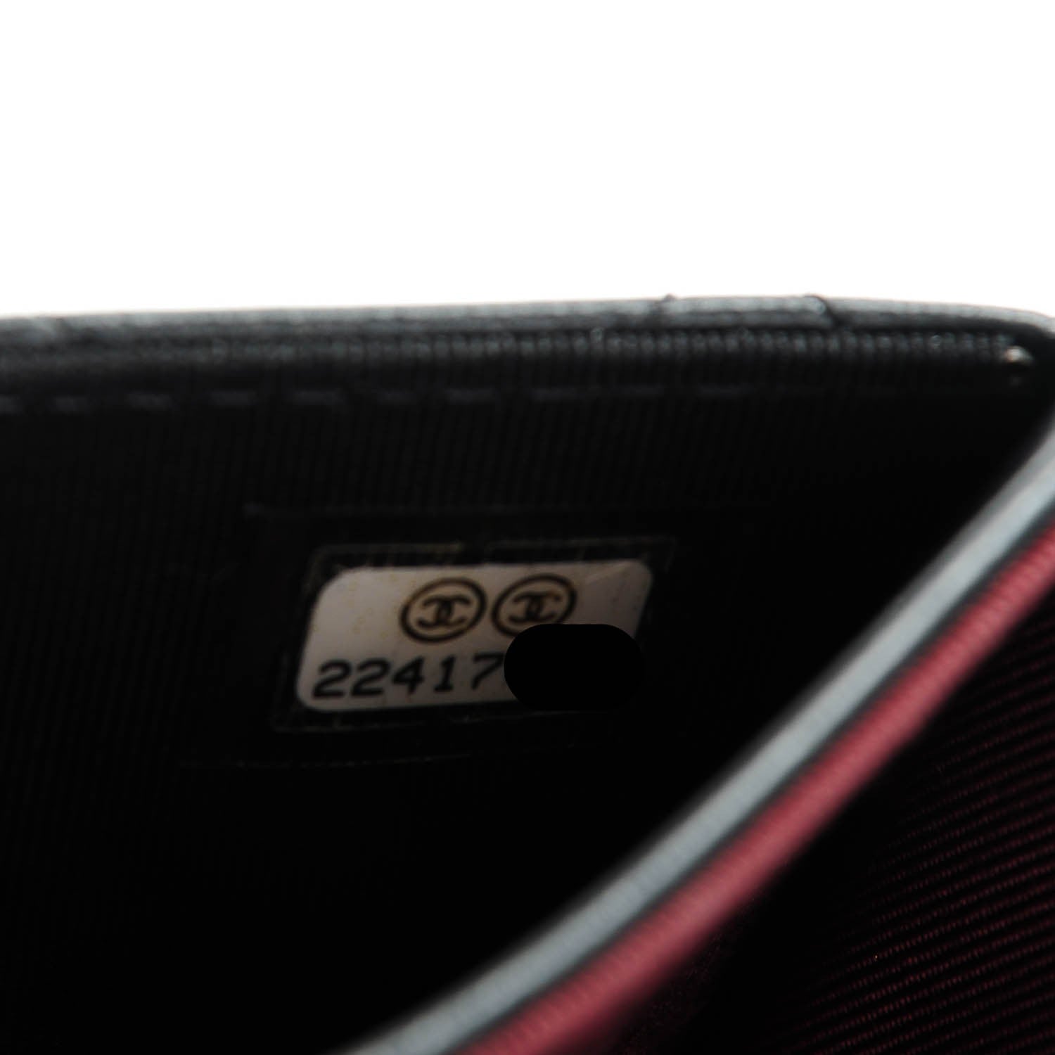 Chanel Lambskin Quilted Flap Card Holder Black 8 of 8