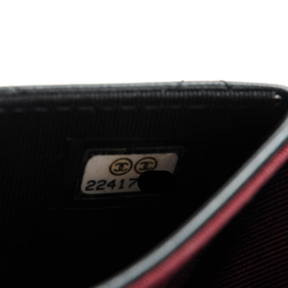 Chanel Lambskin Quilted Flap Card Holder Black 8 of 8