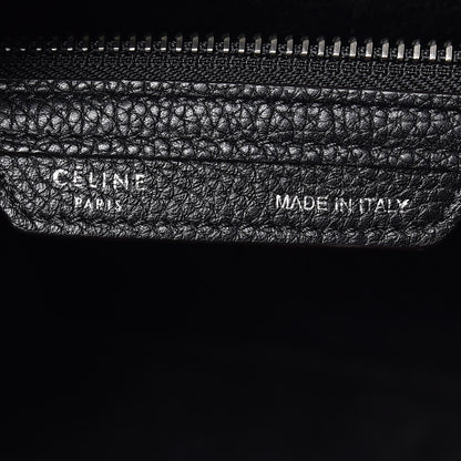 Celine Drummed Calfskin Mini Luggage Black 8 of 12
