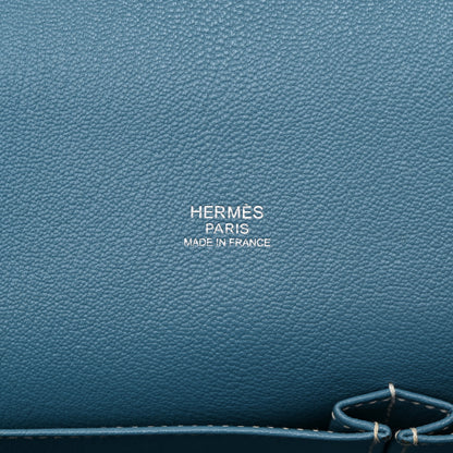 Hermes Taurillon Clemence Jypsiere 31 Blue Jean 6 of 11