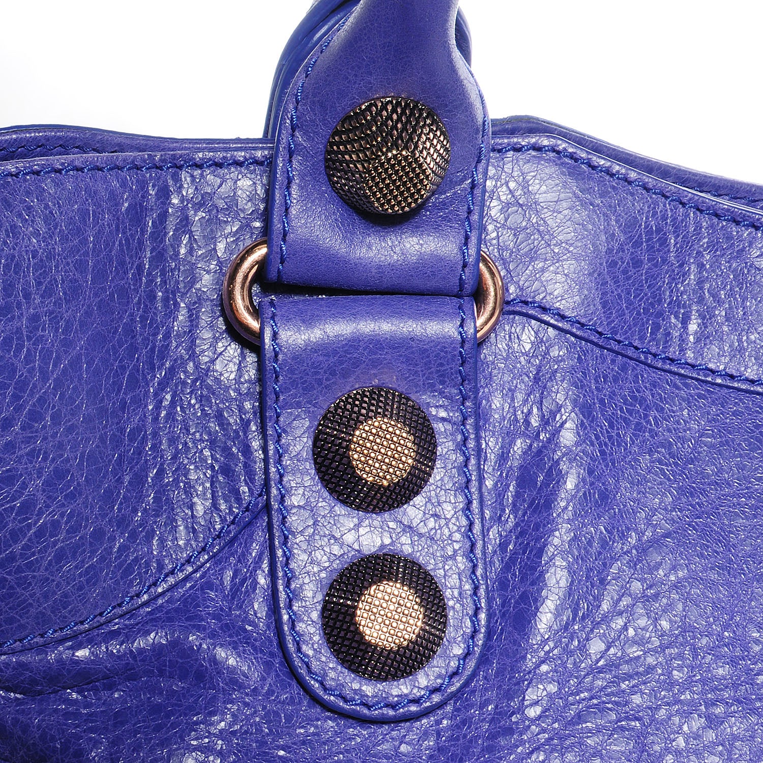 Balenciaga Agneau Giant 21 Rose Gold Hardware City Bleu Lavande 3 of 15