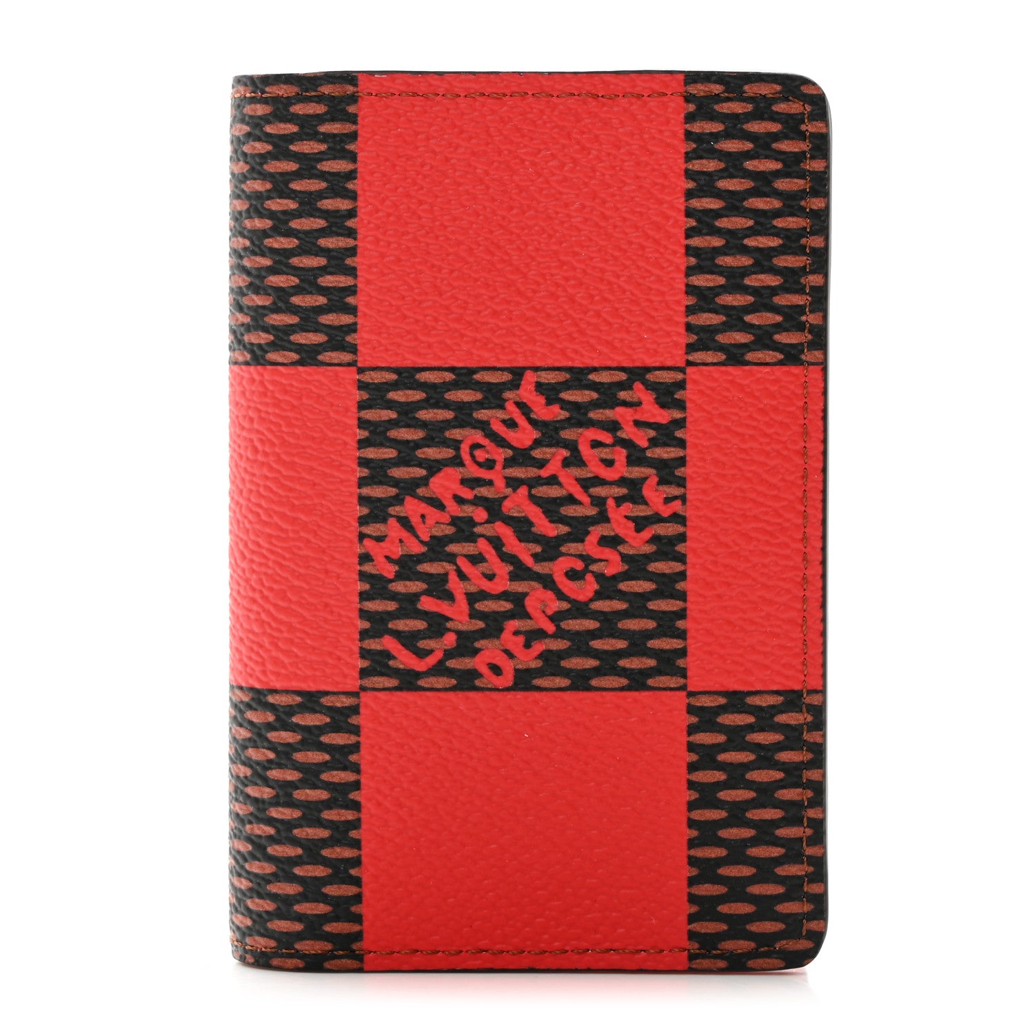 Louis Vuitton Damier Pop Pocket Organizer NM Red 1 of 7