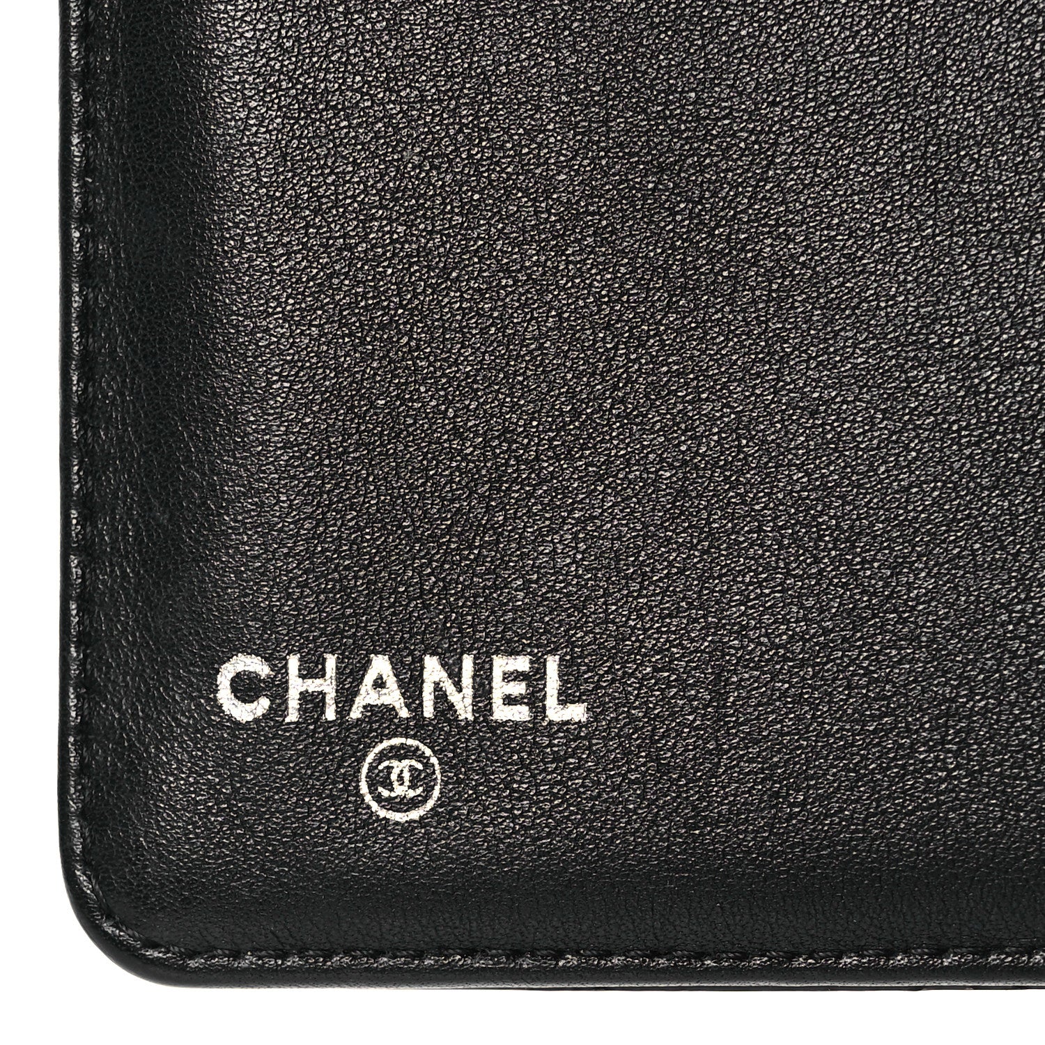 Chanel Patent Camellia Embossed Zipped Pocket Wallet Brown 7 of 13