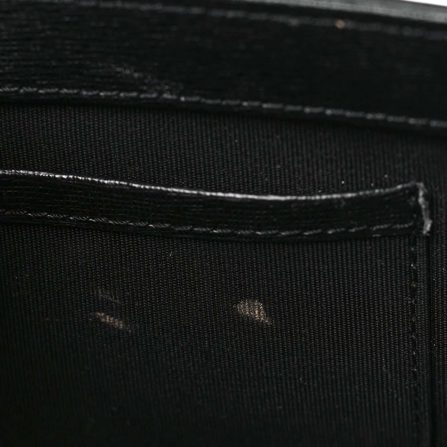 Calfskin Diag Flap Bag Black White