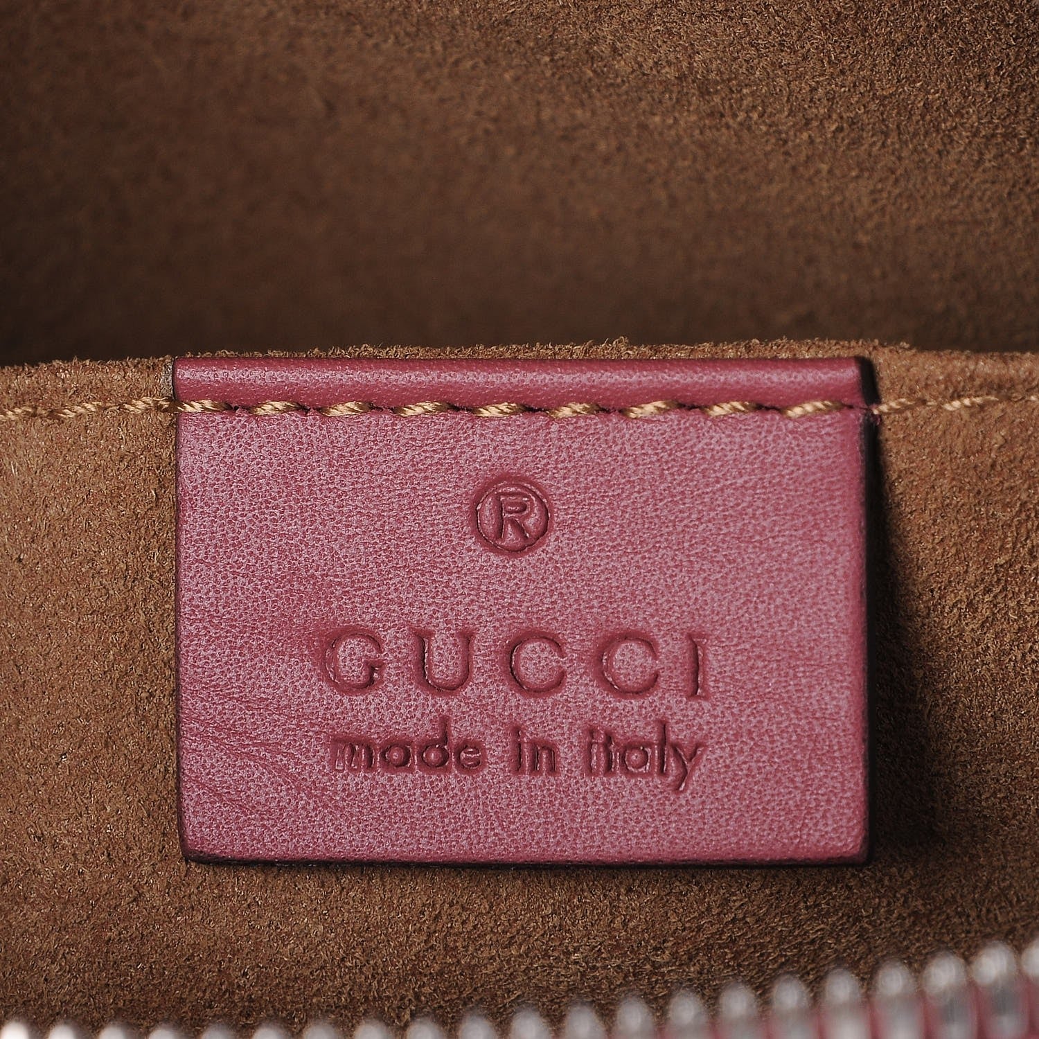 Gucci GG Supreme Monogram Blooms Mini Chain Shoulder Bag Beige Multicolor Dry Rose 6 of 8
