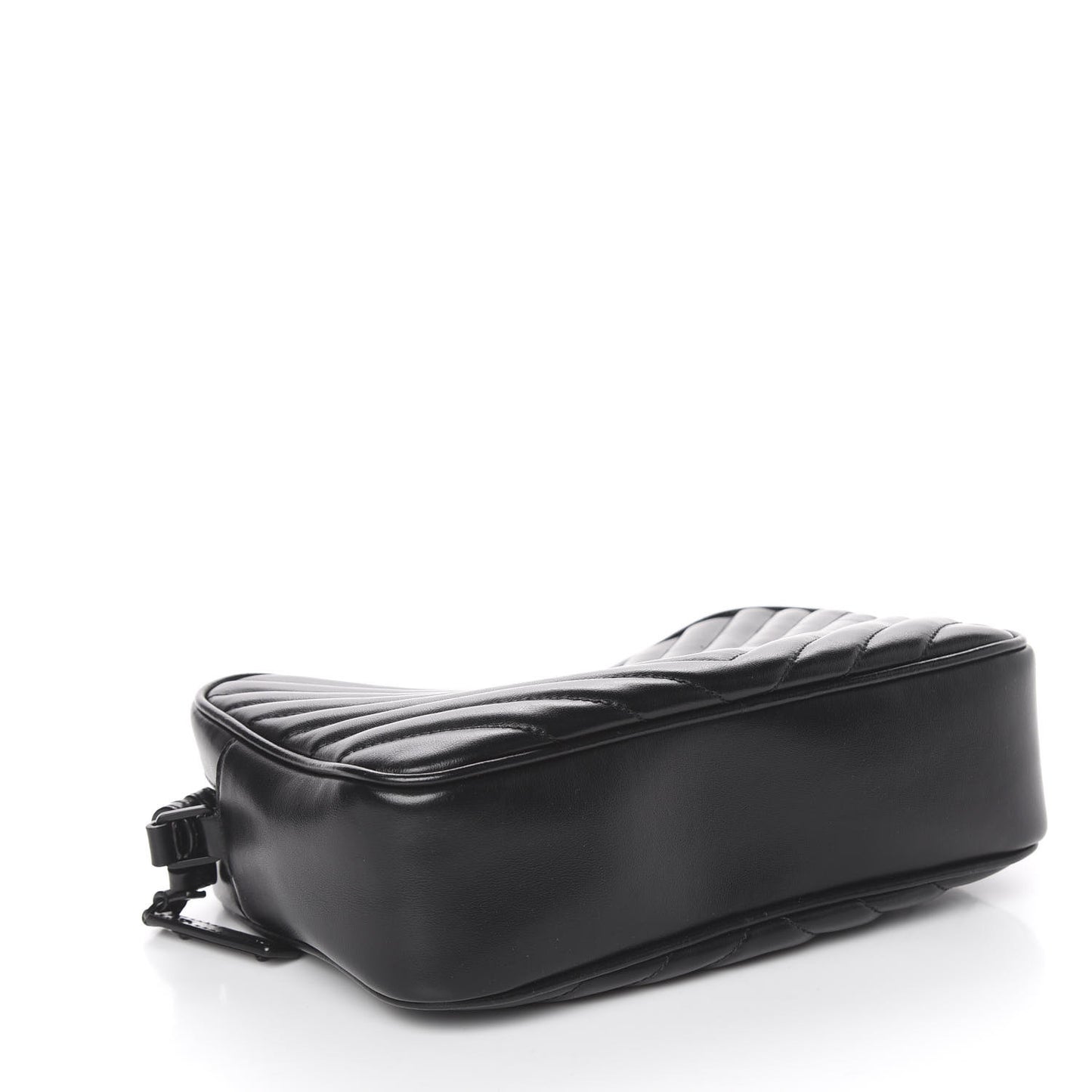 Calfskin Matelasse Monogram Lou Camera Bag Black