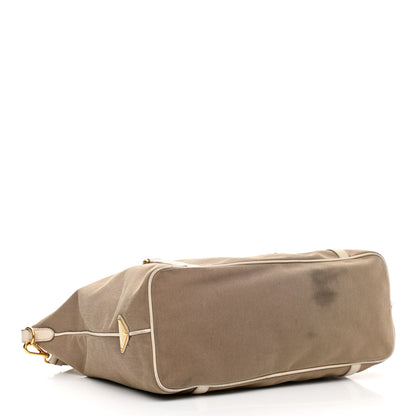 Prada Jacquard Logo Tote Corda Talco 4 of 17