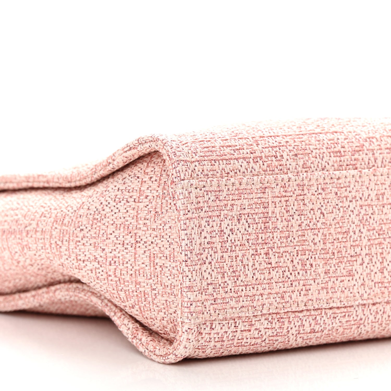 Chanel Lurex Boucle Mini Deauville Tote Pink 9 of 11