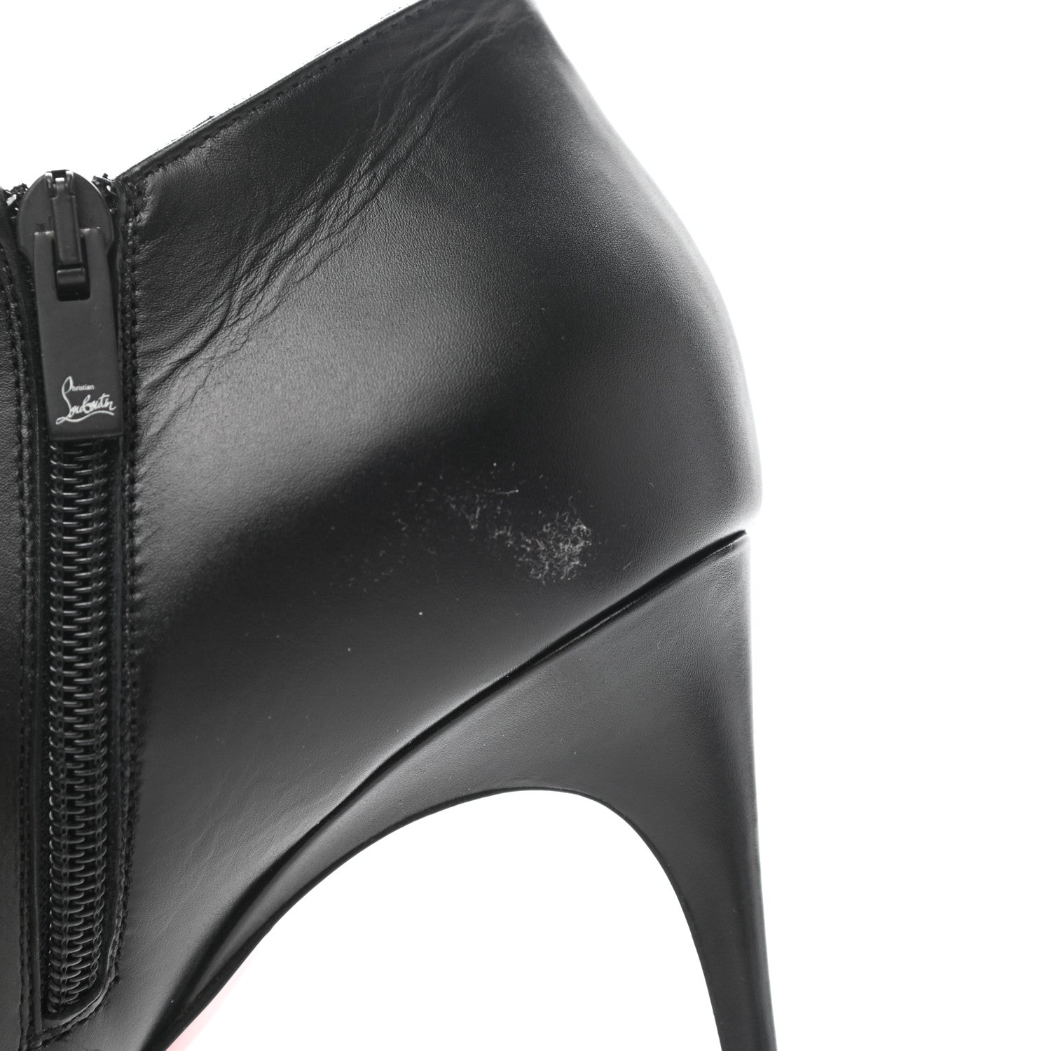 Christian Louboutin Calfskin Gorgona 85 Ankle Boots 36 Black 8 of 10