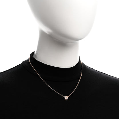 Hermes 18K Rose Gold Diamond Clou d'H Pendant Necklace 2 of 5