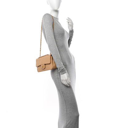 Chanel Lambskin Quilted Small Double Flap Beige 2 of 16