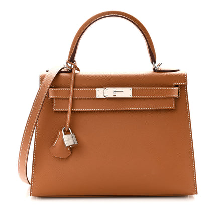 Hermes Epsom Kelly Sellier 28 Gold 1 of 11