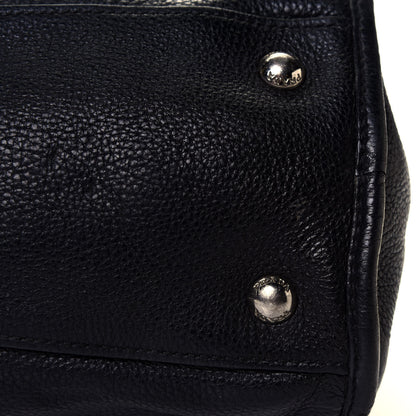 Prada Vitello Daino Top Handle Tote Black 24 of 39