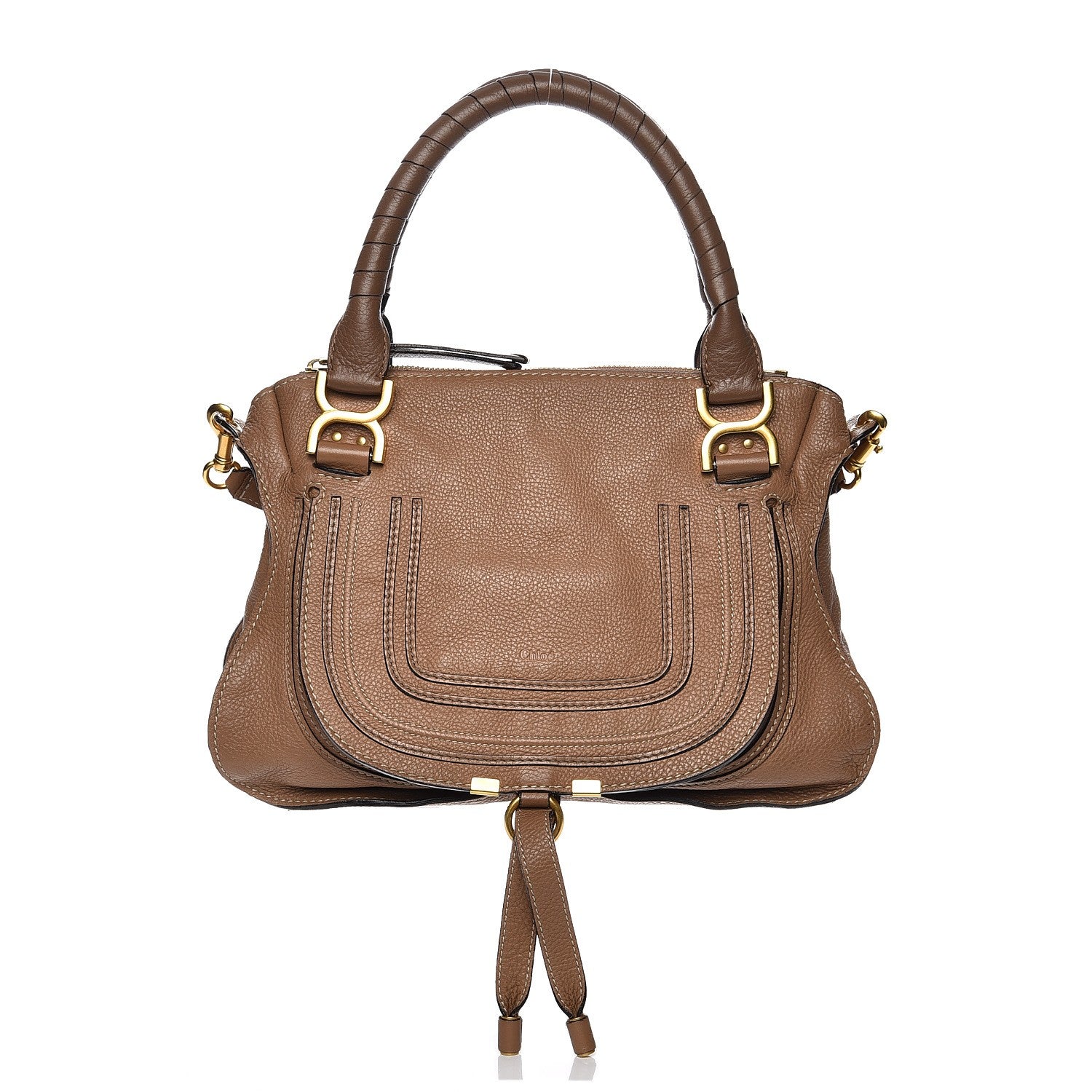 Chloe Calfskin Small Marcie Satchel Nut 1 of 21