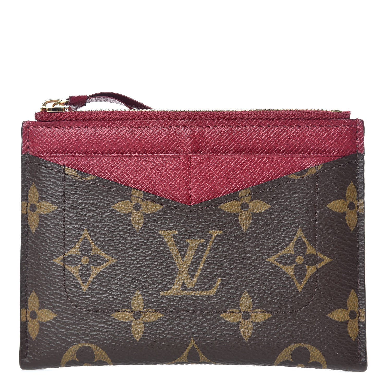 Louis Vuitton Monogram Zipped Card Holder Fuchsia 1 of 7