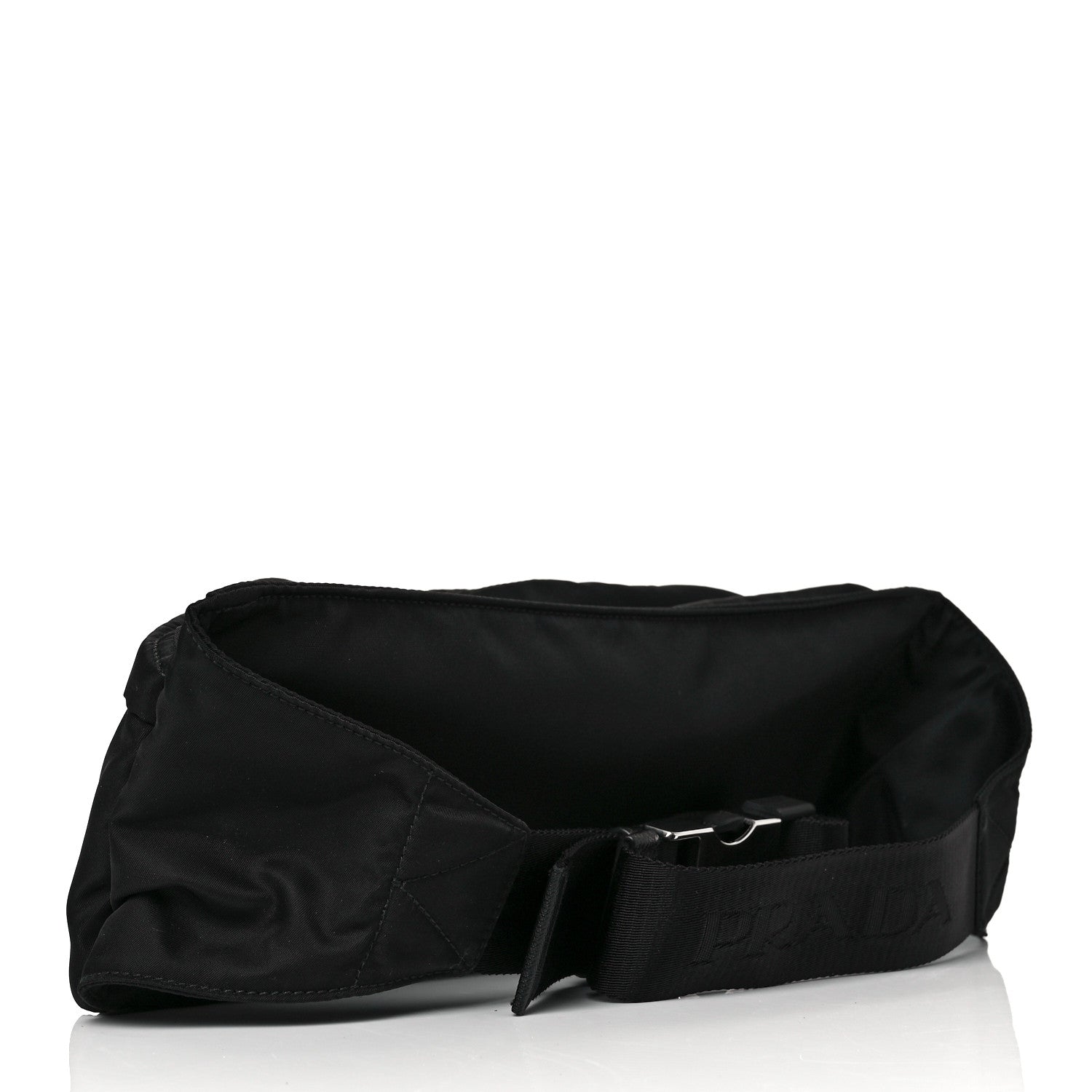 Prada Tessuto Nylon Montagna Belt Bag Black 3 of 18