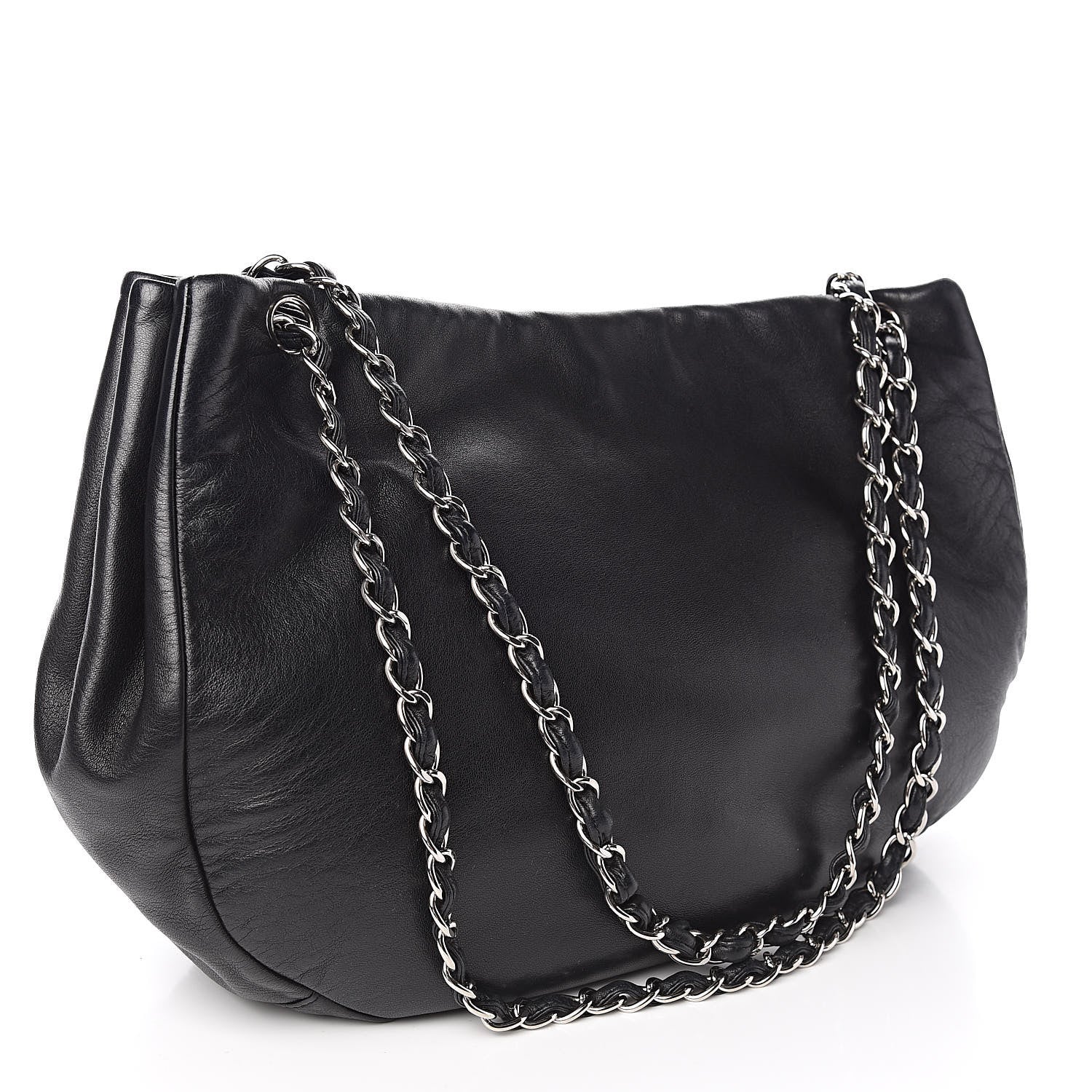 Chanel Lambskin Sensual Hobo Black 3 of 11