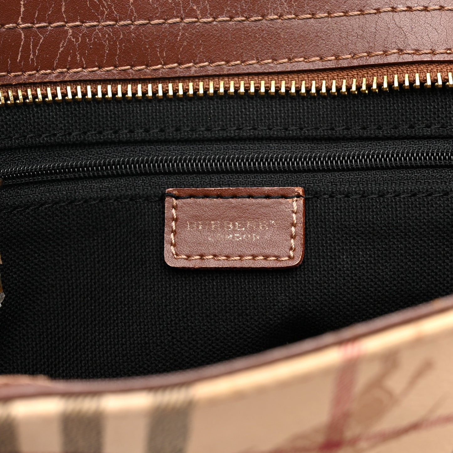 Haymarket Check Tote Brown