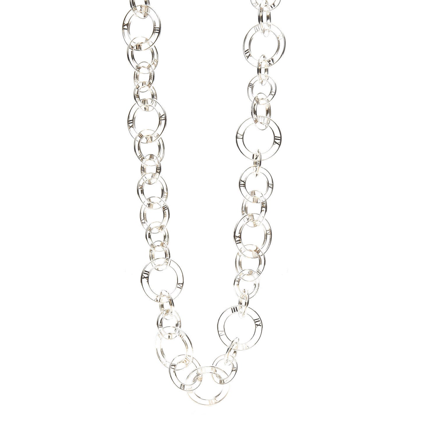 Sterling Silver Atlas Link Necklace