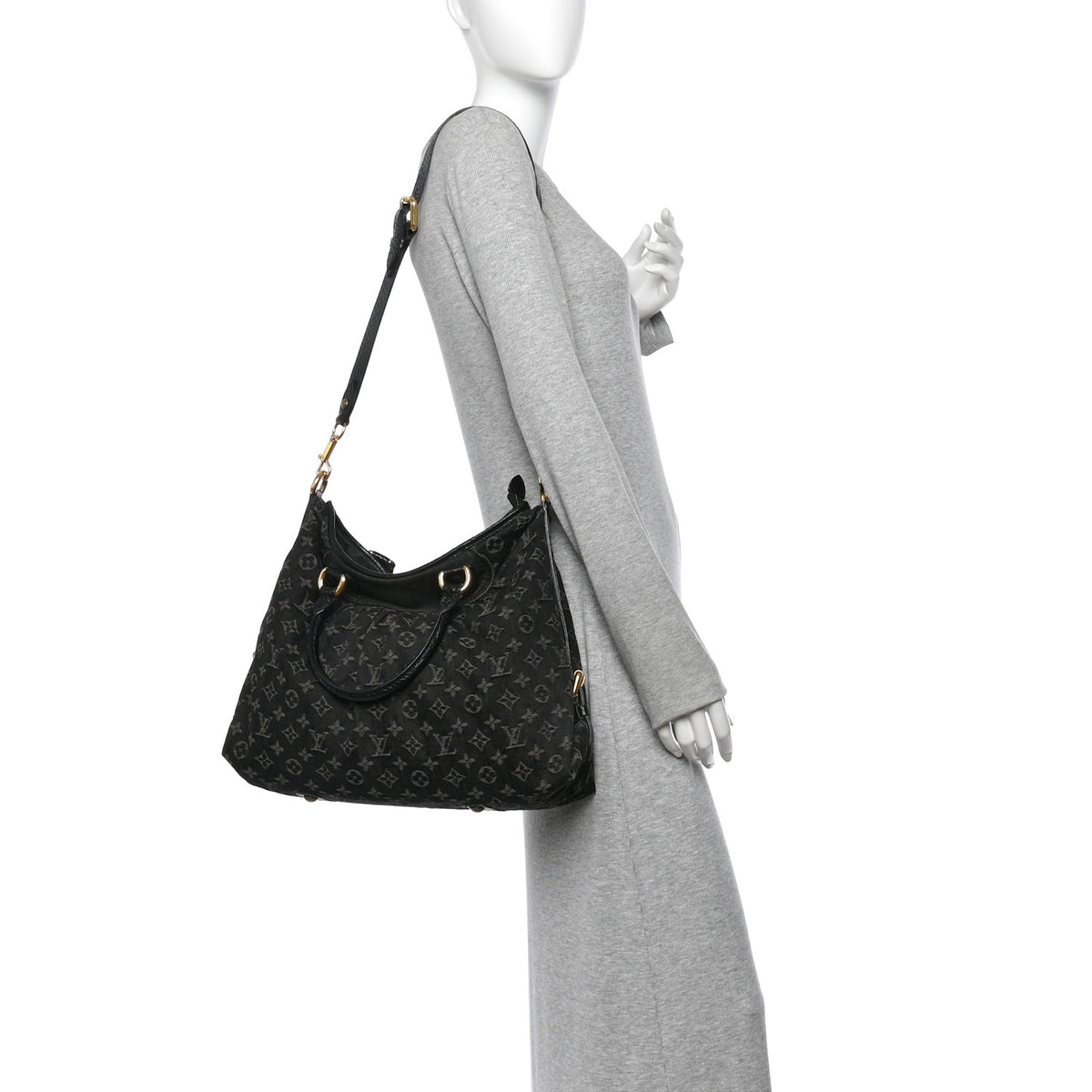Louis Vuitton Denim Neo Cabby GM Black 2 of 9