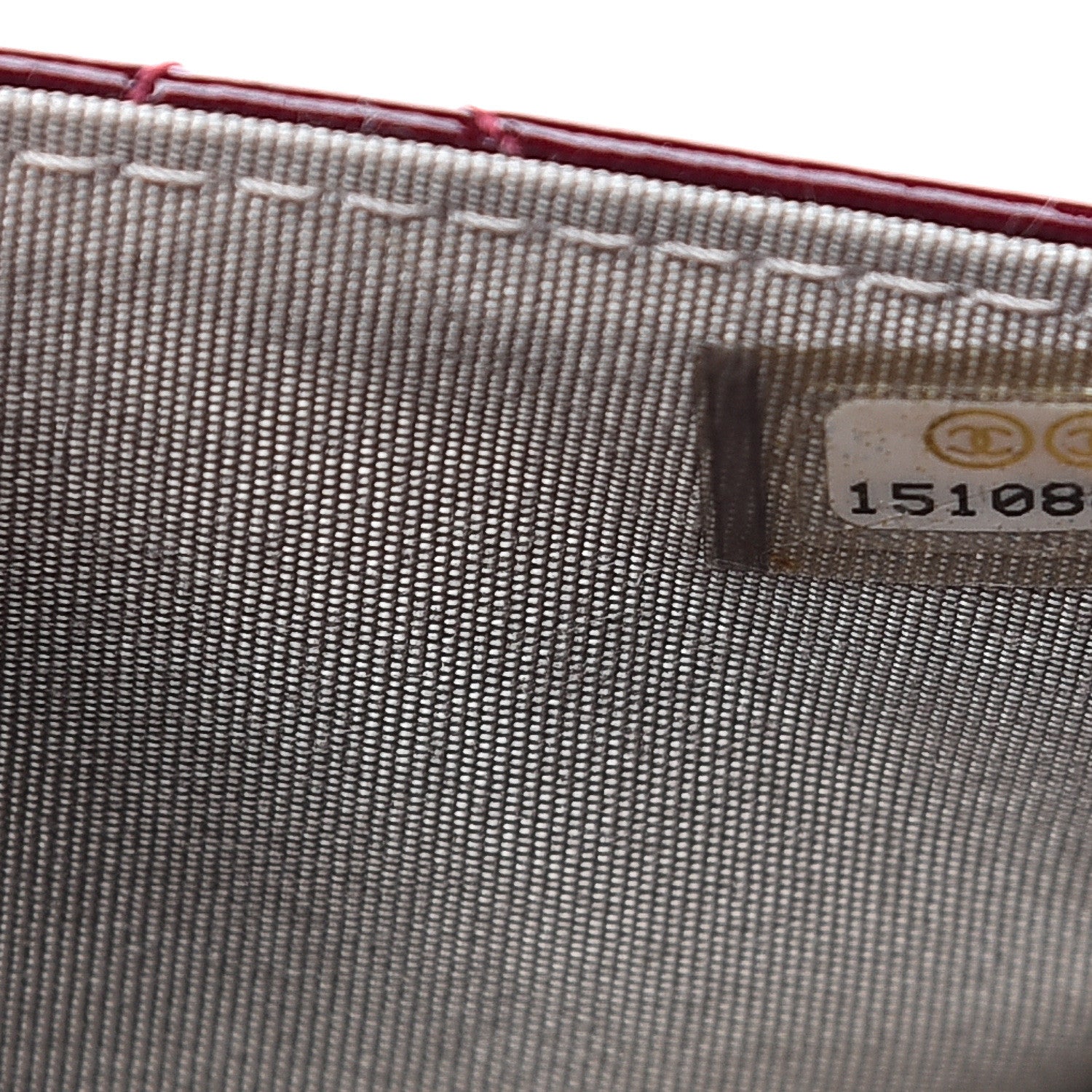 Chanel Patent Quilted Brilliant Wallet On Chain WOC Red 7 of 12