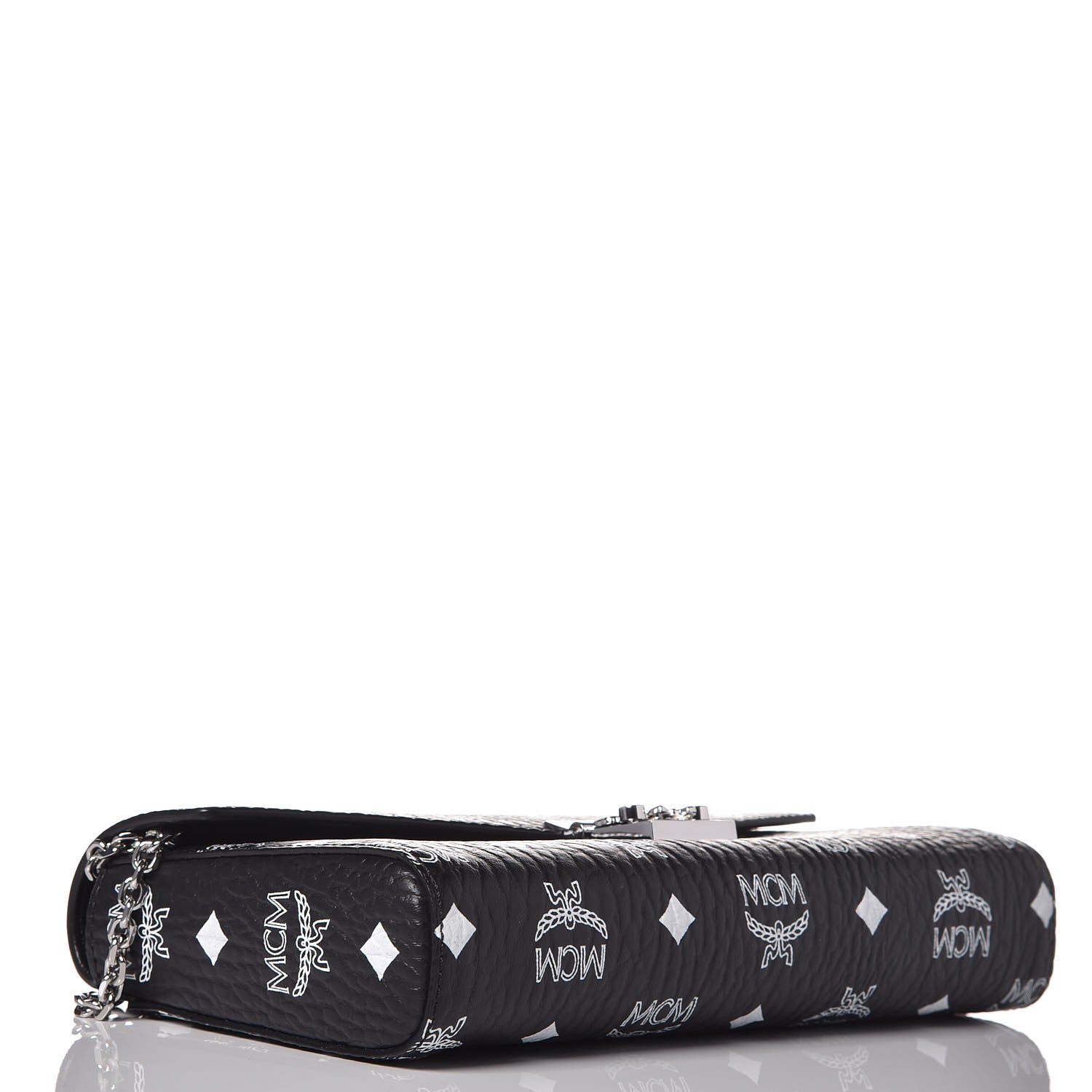 MCM Visetos Patricia Wallet On Chain Black 4 of 14