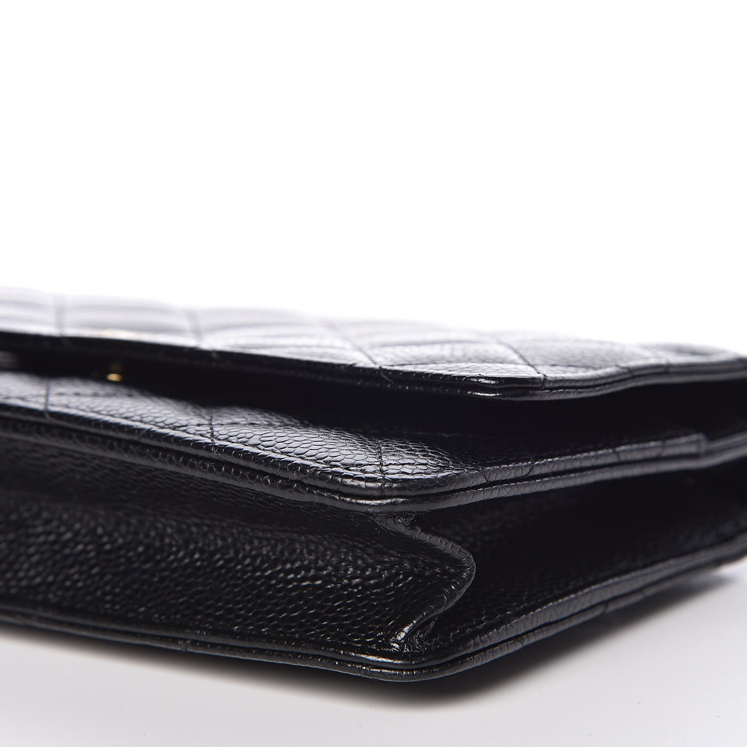 Chanel Caviar Quilted Wallet On Chain WOC Black 10 of 11