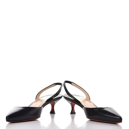 Christian Louboutin Kid Sharka 45 Slingback Pumps 35.5 Black 5 of 11