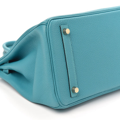 Hermes Togo Birkin 30 Turquoise 5 of 10