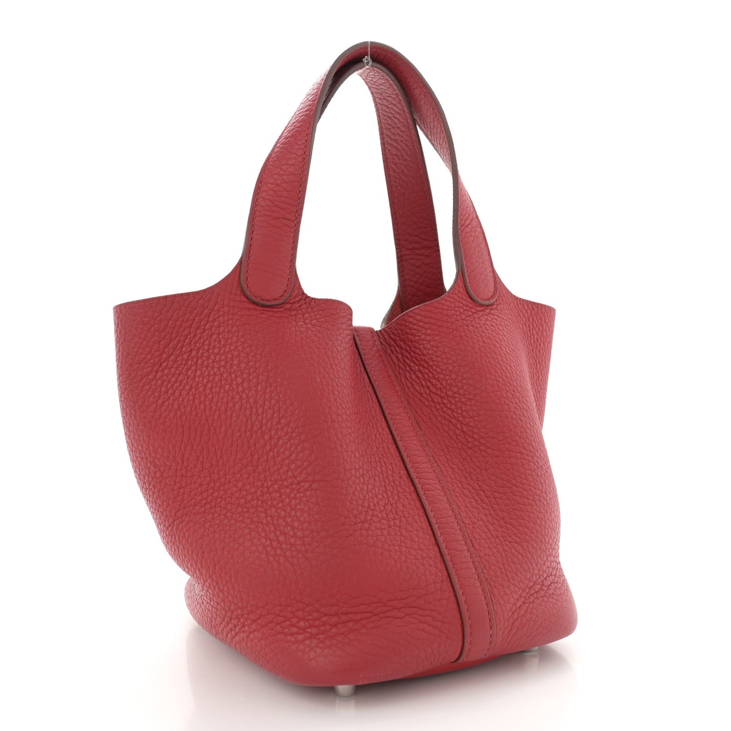 Taurillon Clemence Picotin Lock 18 PM Rubis