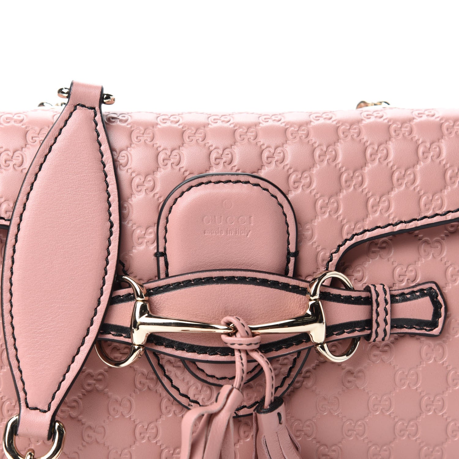 Gucci Microguccissima Mini Emily Shoulder Bag Soft Pink 10 of 10