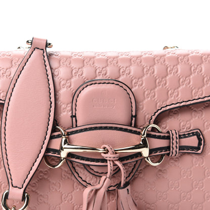 Gucci Microguccissima Mini Emily Shoulder Bag Soft Pink 10 of 10