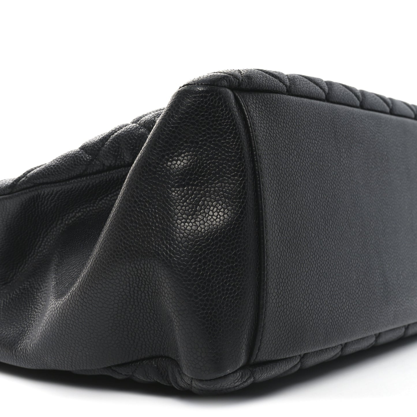 Caviar Quilted Grand Shopping Tote GST Black