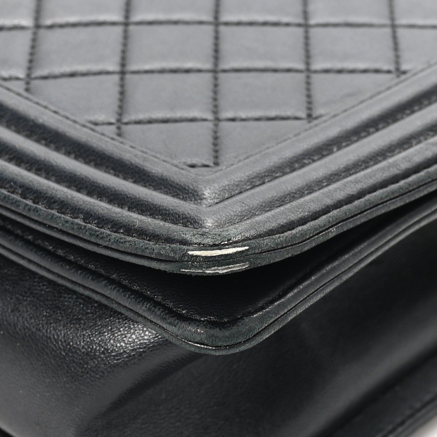 Chanel Lambskin Quilted New Medium Boy Flap Black 12 of 13