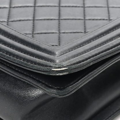 Chanel Lambskin Quilted New Medium Boy Flap Black 12 of 13