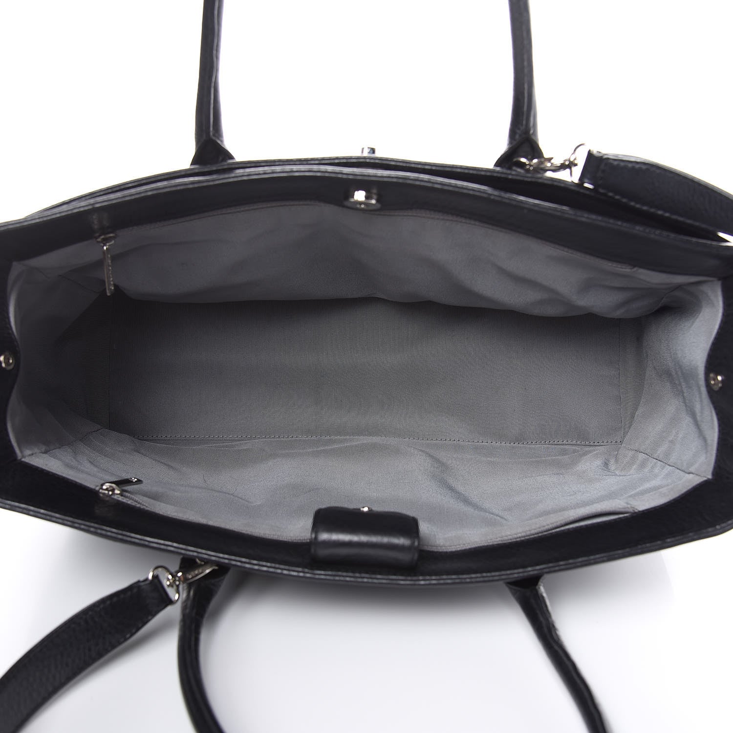 Chanel Calfskin XL Cerf Executive Shopper Tote Black 5 of 24