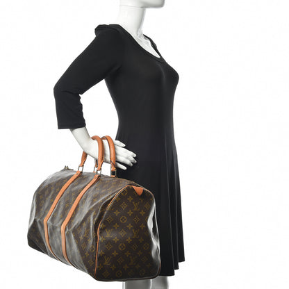 Louis Vuitton Monogram Keepall 50 2 of 12