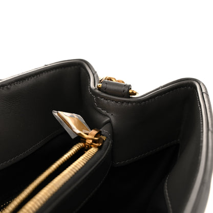 Saint Laurent Calfskin Y Quilted Monogram Medium Loulou Chain Satchel Pebble 13 of 13