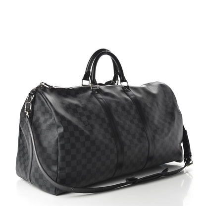 Louis Vuitton Damier Graphite Keepall Bandouliere 55 2 of 9