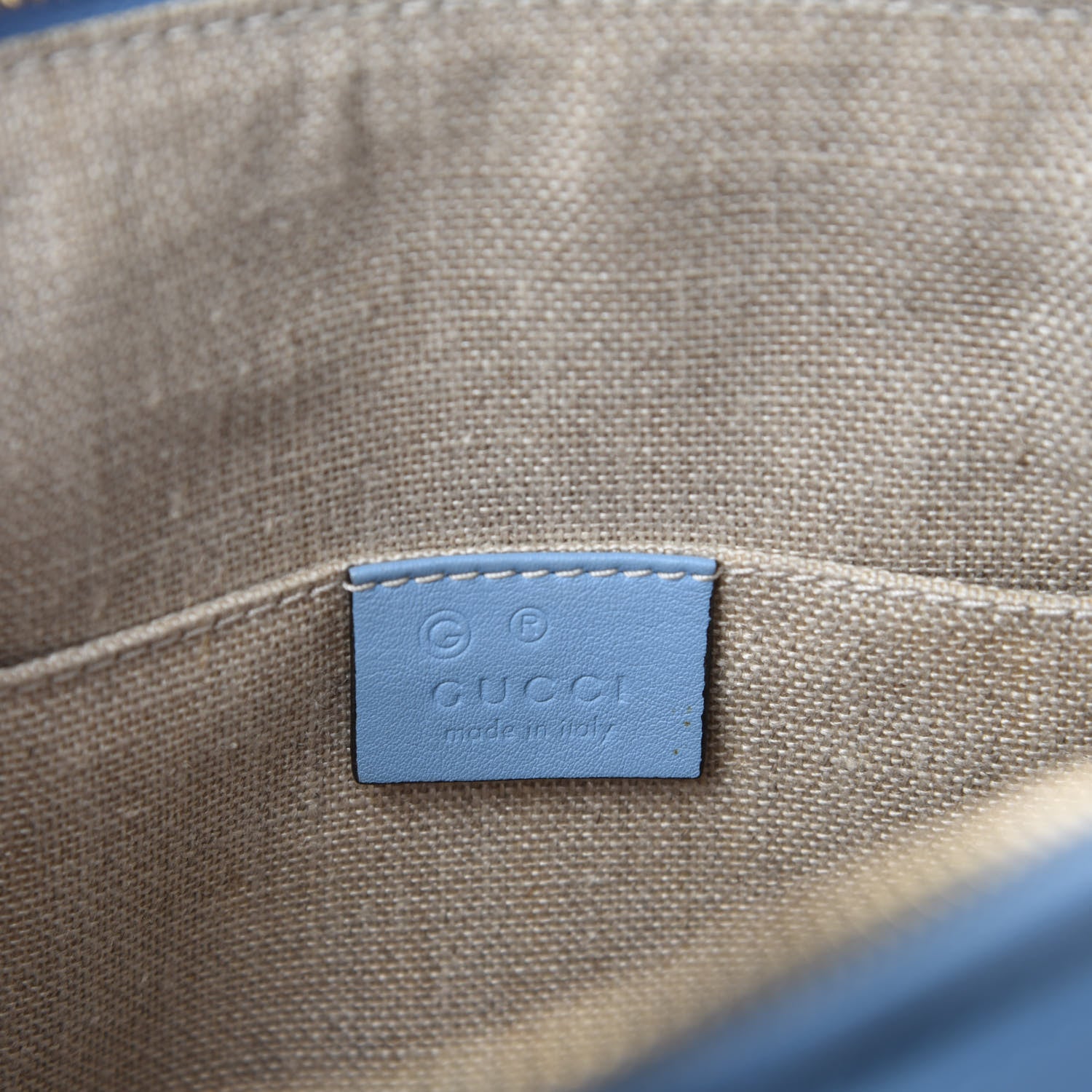 Gucci Microguccissima Mini Dome Bag Mineral Blue 13 of 15