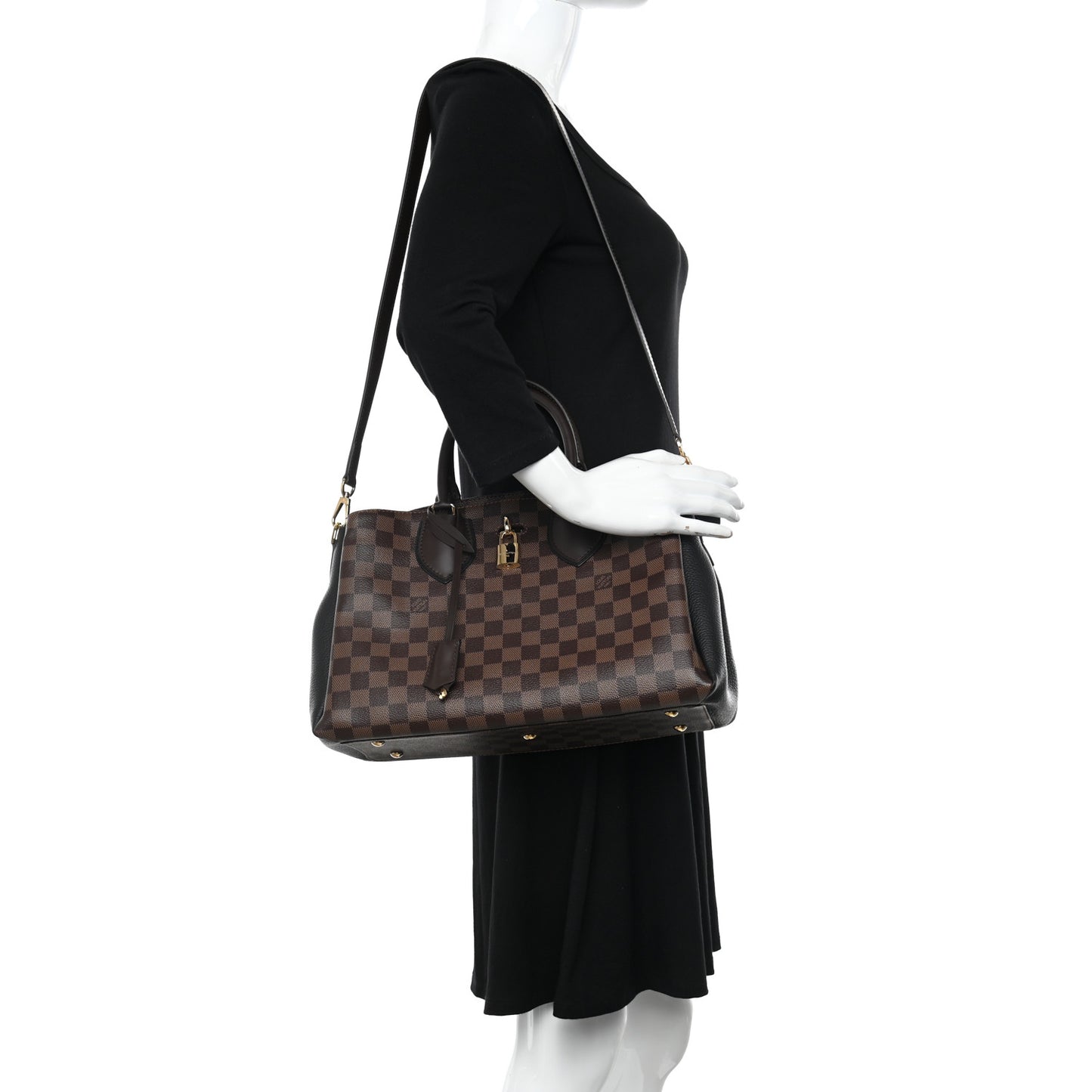 Cuir Taurillon Damier Ebene Normandy Black