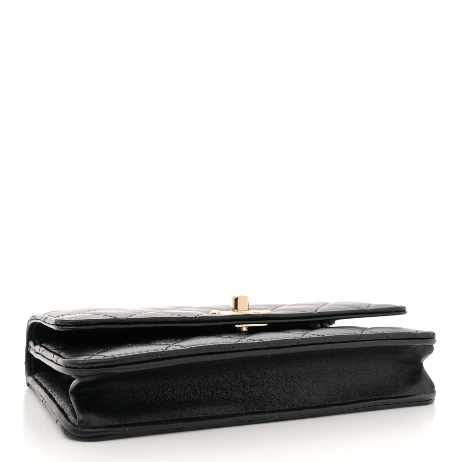 Chanel Lambskin Quilted Trendy CC Wallet On Chain WOC Black 4 of 11
