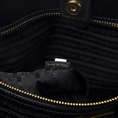 Prada Saffiano Lux Large Tote Black 7 of 12