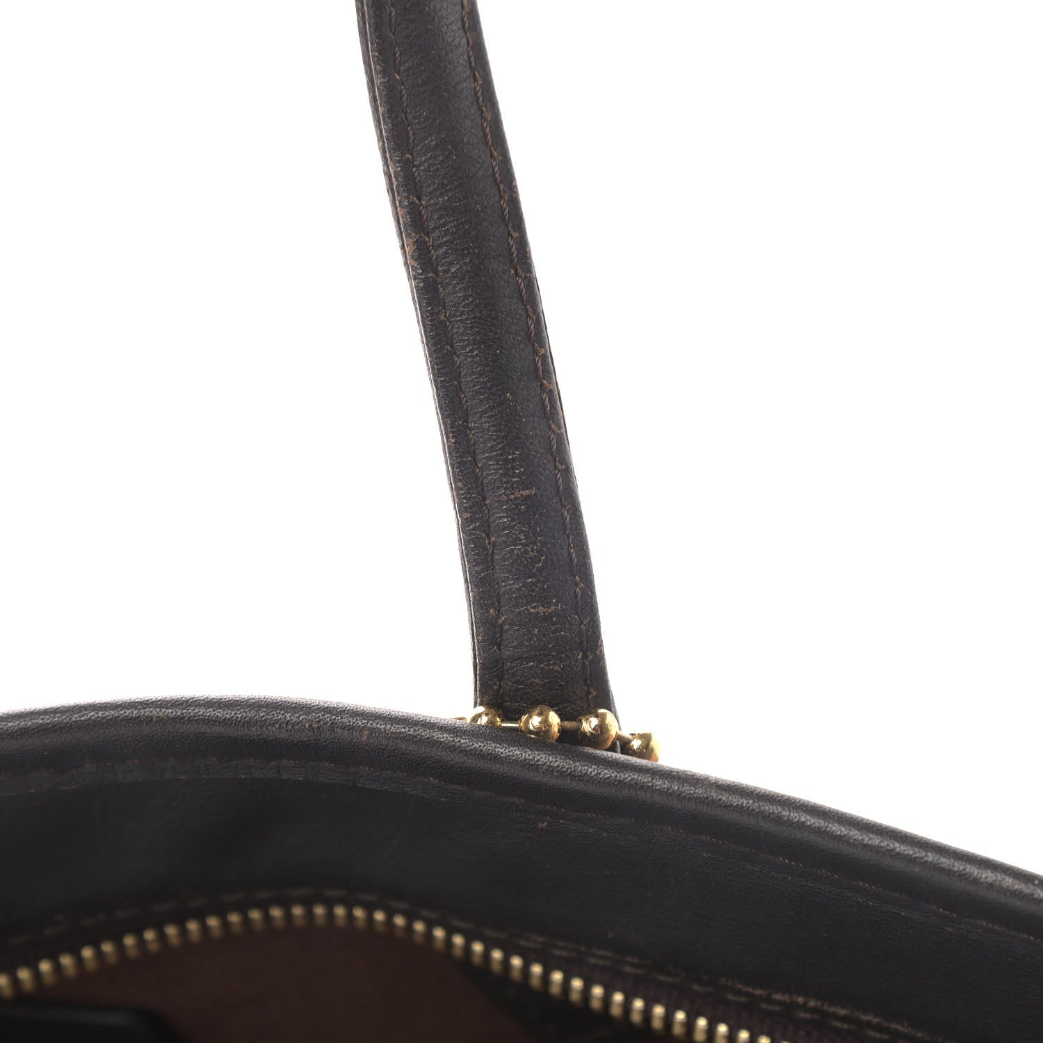 MCM Visetos Dog Bone Shopper Tote Brown 8 of 13