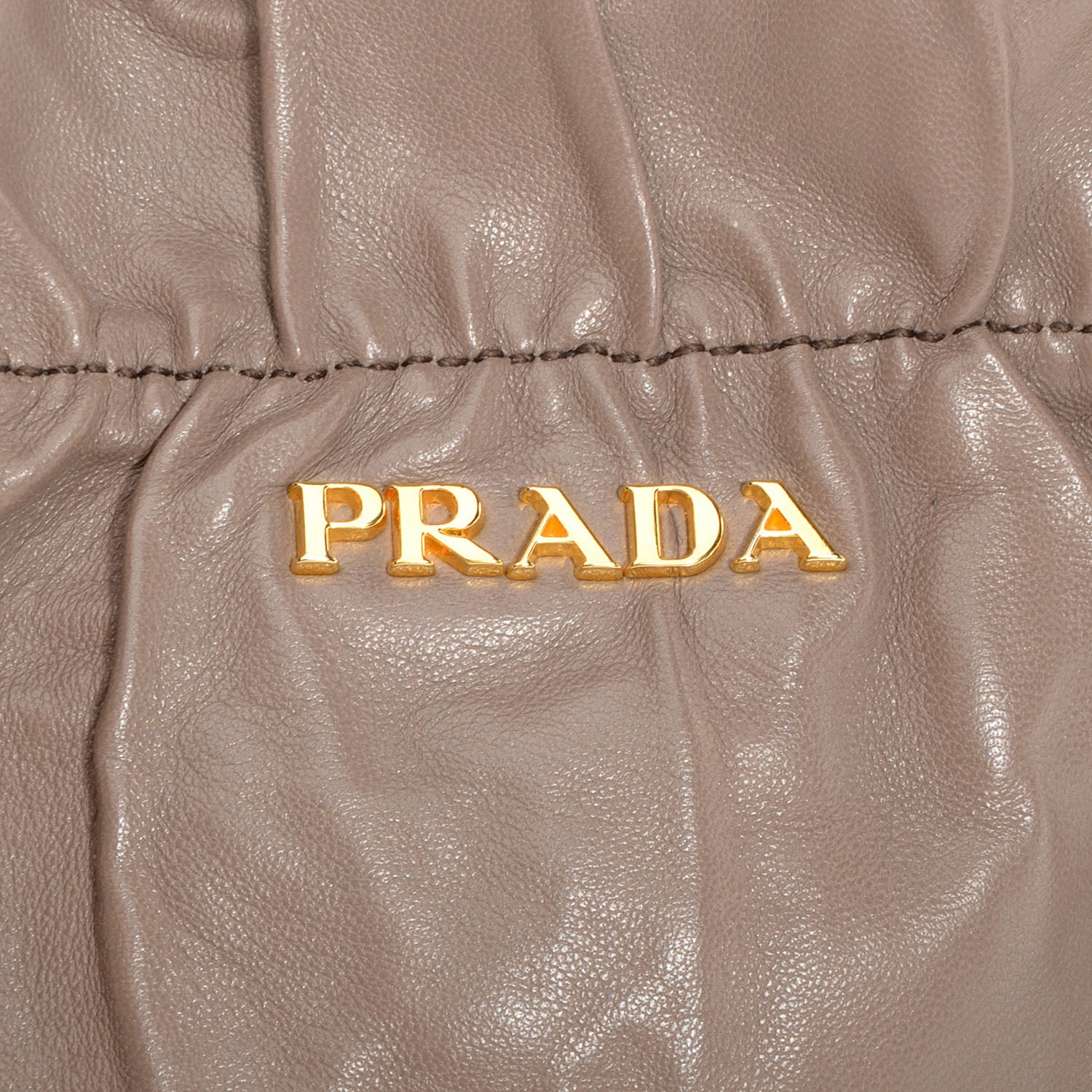 Prada Nappa Antique Bow Clutch Bambu 9 of 10