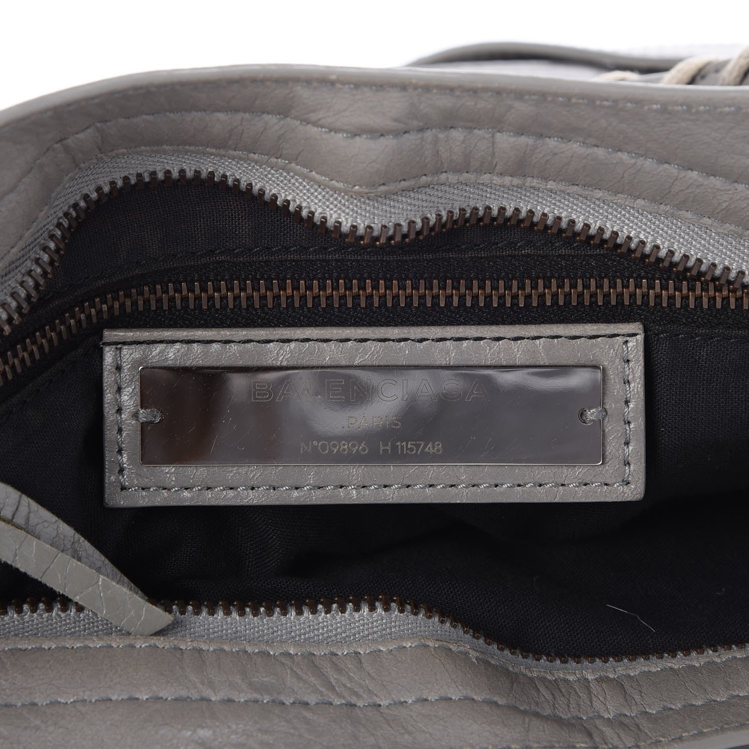 Balenciaga Agneau Classic Hardware City Gris Pyrite 7 of 13