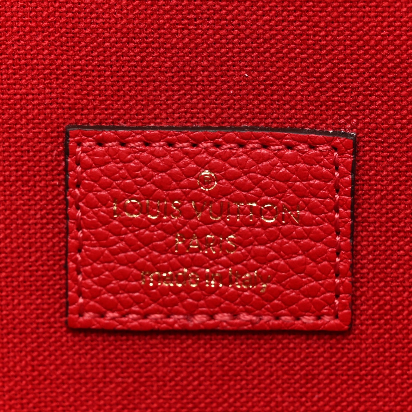 Empreinte Pochette Felicie Chain Wallet Scarlet
