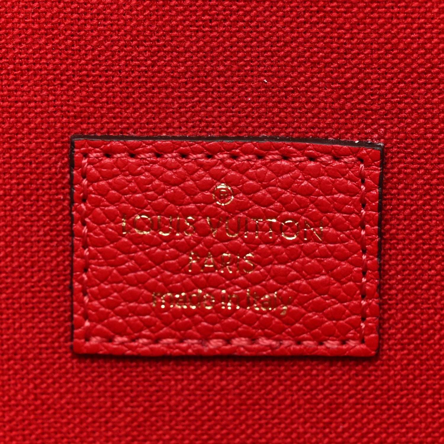 Louis Vuitton Empreinte Pochette Felicie Chain Wallet Scarlet 9 of 12